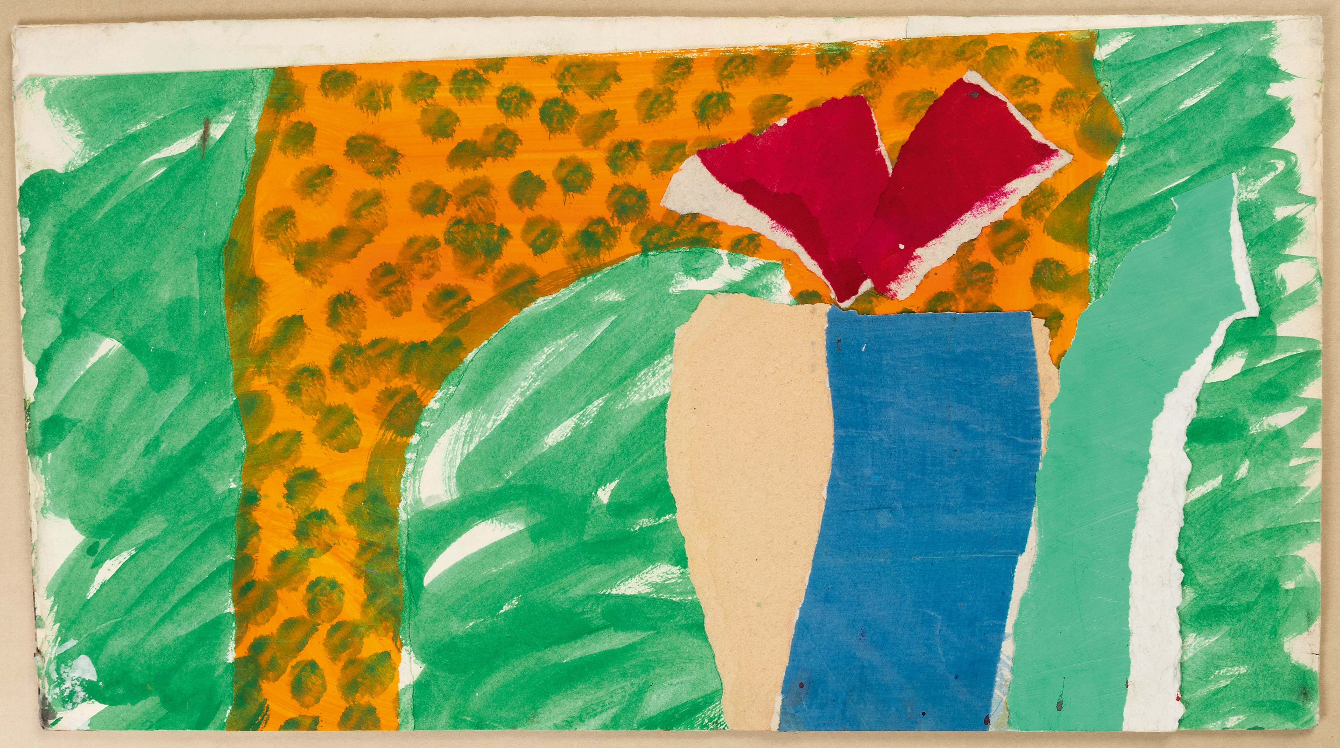 Composition: Design for the Drop Cloth for the Ballet Pulcinella